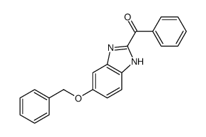 phenyl-(6-phenylmethoxy-1H-benzimidazol-2-yl)methanone Structure