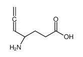 4-Amino-5,6-heptadienoic acid Structure