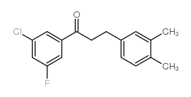 3'-CHLORO-3-(3,4-DIMETHYLPHENYL)-5'-FLUOROPROPIOPHENONE图片