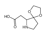 2-(1,4-dioxa-7-azaspiro[4.4]nonan-6-yl)acetic acid Structure