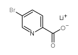 5-溴-吡啶-2-羧酸锂结构式