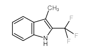 3-甲基-2-(三氟甲基)吲哚结构式