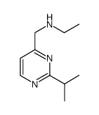 Ethyl-(2-isopropyl-pyrimidin-4-ylmethyl)-amine结构式