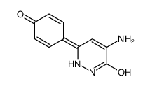 4-amino-6-(4-oxocyclohexa-2,5-dien-1-ylidene)-1,2-dihydropyridazin-3-one Structure