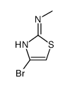 4-bromo-N-methyl-1,3-thiazol-2-amine structure