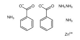 tetraamminezinc(2+) dibenzoate结构式