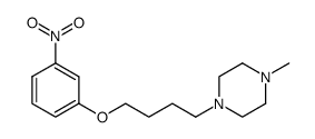 1-methyl-4-(4-(3-nitrophenoxy)butyl)piperazine结构式