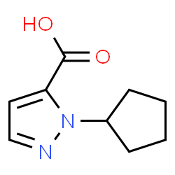 1-cyclopentyl-1H-pyrazole-5-carboxylic acid picture