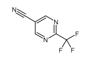 2-(trifluoromethyl)pyrimidine-5-carbonitrile structure