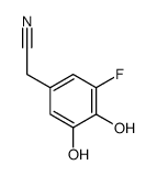 Benzeneacetonitrile,3-fluoro-4,5-dihydroxy- structure