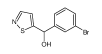 (3-bromophenyl)-(1,2-thiazol-5-yl)methanol Structure