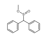 methyl diphenylmethanesulfinate结构式