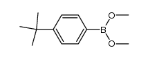 4-tert-butylphenylboronic dimethyl ester结构式