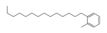 1-methyl-2-tetradecylbenzene Structure