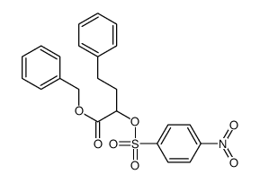 rac Benzyl 2-Nitrobenzenesulfonyloxy-4-phenylbutyrate结构式