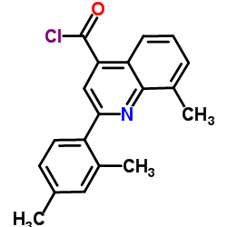 2-(2,4-Dimethylphenyl)-8-methyl-4-quinolinecarbonyl chloride图片