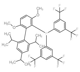 双[3,5-双(三氟甲基)苯基][3,6-二甲氧基-2',4',6'-三异丙基[1,1'-联苯]-2-基]膦图片