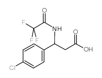 3-(4-氯苯基)-3-[(2,2,2-三氟乙酰基)氨基]丙酸图片