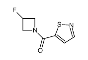 (3-fluoroazetidin-1-yl)-(1,2-thiazol-5-yl)methanone Structure