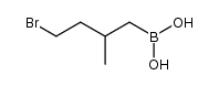 (4-bromo-2-methylbutyl)boronic acid结构式