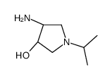 trans-4-amino-1-isopropyl-3-pyrrolidinol(SALTDATA: 2HCl) structure