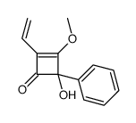 2-ethenyl-4-hydroxy-3-methoxy-4-phenylcyclobut-2-en-1-one结构式