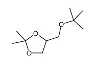 2,2-dimethyl-4-[(2-methylpropan-2-yl)oxymethyl]-1,3-dioxolane Structure