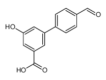 3-(4-formylphenyl)-5-hydroxybenzoic acid Structure