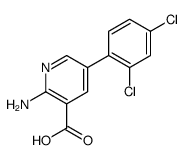 2-amino-5-(2,4-dichlorophenyl)pyridine-3-carboxylic acid Structure