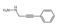 (3-phenyl-2-propynyl)hydrazine Structure