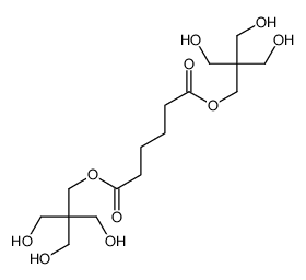 Hexanedioic acid, bis3-hydroxy-2,2-bis(hydroxymethyl)propyl ester structure