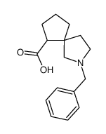 2-benzyl-2-azaspiro[4,4]nonane-6-carboxylic acid结构式