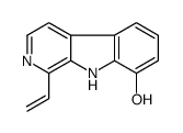 1-vinyl-8-hydroxy-beta-carboline structure