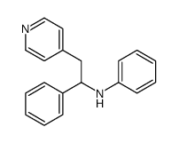 N-(1-phenyl-2-pyridin-4-ylethyl)aniline结构式