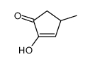 2-hydroxy-4-methylcyclopent-2-en-1-one结构式