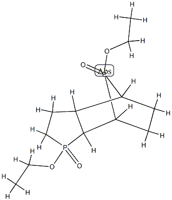 1,8-Diethoxyoctahydro-4,7-epiphosphinidene-1H-phosphindole 1,8-dioxide结构式