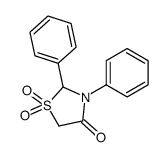 1,1-dioxo-2,3-diphenyl-1,3-thiazolidin-4-one Structure