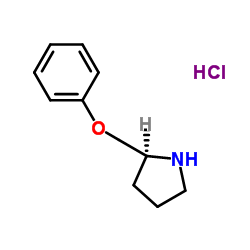 (S)-2-(PHENOXYMETHYL)-PYRROLIDINE HYDROCHLORIDE structure