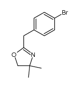 4-bromo-α-(4,4-dimethyloxazolin-2-yl)toluene Structure