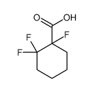 1,2,2-三氟环己羧酸结构式