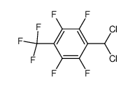 1-trifluoromethyl-4-dichloromethyl-2,3,5,6-tetrafluorobenzene Structure