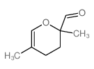 2H-Pyran-2-carboxaldehyde,3,4-dihydro-2,5-dimethyl- structure