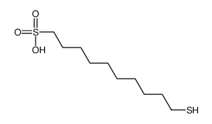 10-sulfanyldecane-1-sulfonic acid Structure