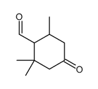 2,2,6-trimethyl-4-oxocyclohexane-1-carbaldehyde Structure