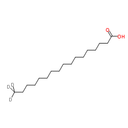 Heptadecanoic-17,17,17-d3 Acid Structure