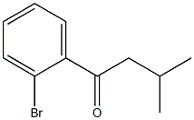 1-(2-BroMophenyl)-3-Methylbutan-1-one结构式