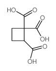 1,1,2-Cyclobutanetricarboxylicacid结构式