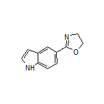 2-(1H-吲哚-5-基)-4,5-二氢噁唑结构式