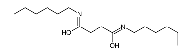 N,N'-dihexylbutanediamide结构式