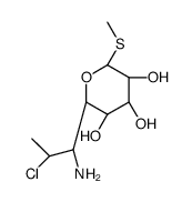 Methyl 7-Chloro-7-deoxy-1-thiolincosaminide Structure